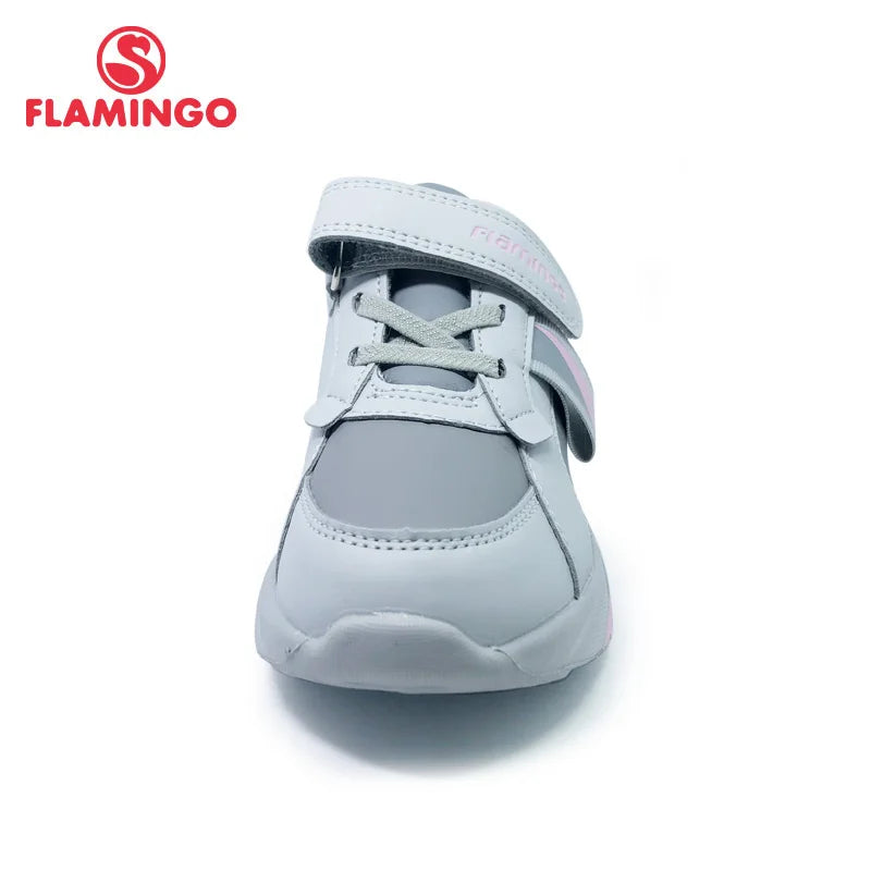 FLAMINGO Autumn&Winter Fashion Sports Shoes High Qality Hook& Loop Anti-slip Kids Shoes for Girl Free Shipping 212B-F29-2653/54