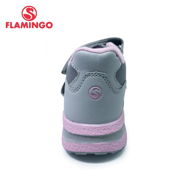 FLAMINGO Autumn&Winter Fashion Sports Shoes High Qality Hook& Loop Anti-slip Kids Shoes for Girl Free Shipping 212B-F29-2653/54