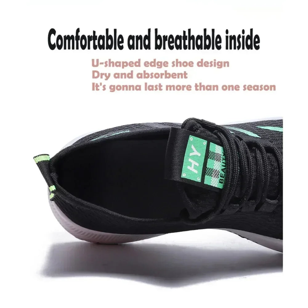 Mens Running Trainers Lightweight Breathable Walking Shoes Simple Fashion Walking Sports Gym Casual Lace Up Shoes