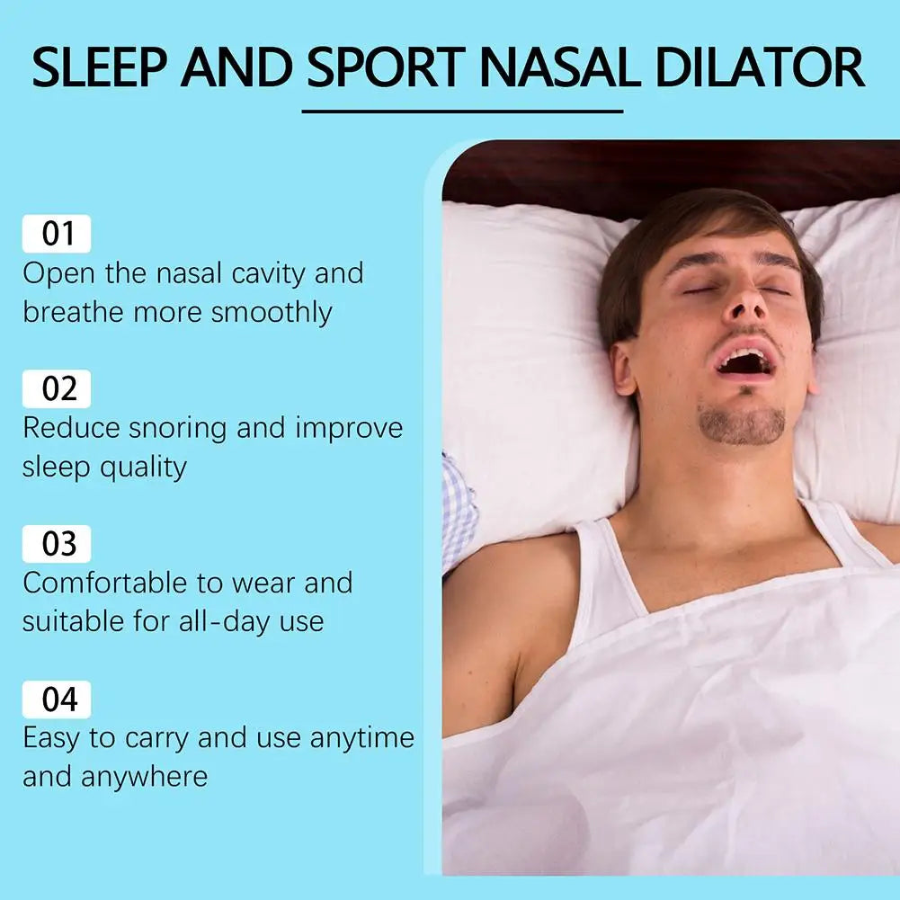 Nasal breathing dilators  Nasal Strips Increase Air Improve Sleep Quality Reduce Snoring