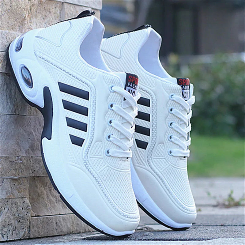 Men Sneakers Tennis Shoes for Men Breathable Casual Shoes Outdoor Air Cushion Lightweight Sport Shoes Training Footwear for Male