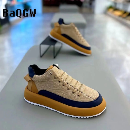 Men Vulcanized Sneakers Shoes Tennis Sports Slip-On Mix Color Good Quality Skateboarding Walking Shoes Casual Shoe for Male