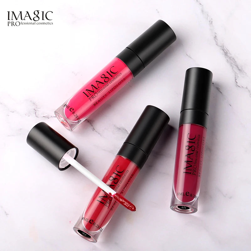 IMAGIC matte 28 color Sexy Matte Lipstick lipgloss Waterproof Long Lasting Gloss Beauty makeup lip gloss fashion lip