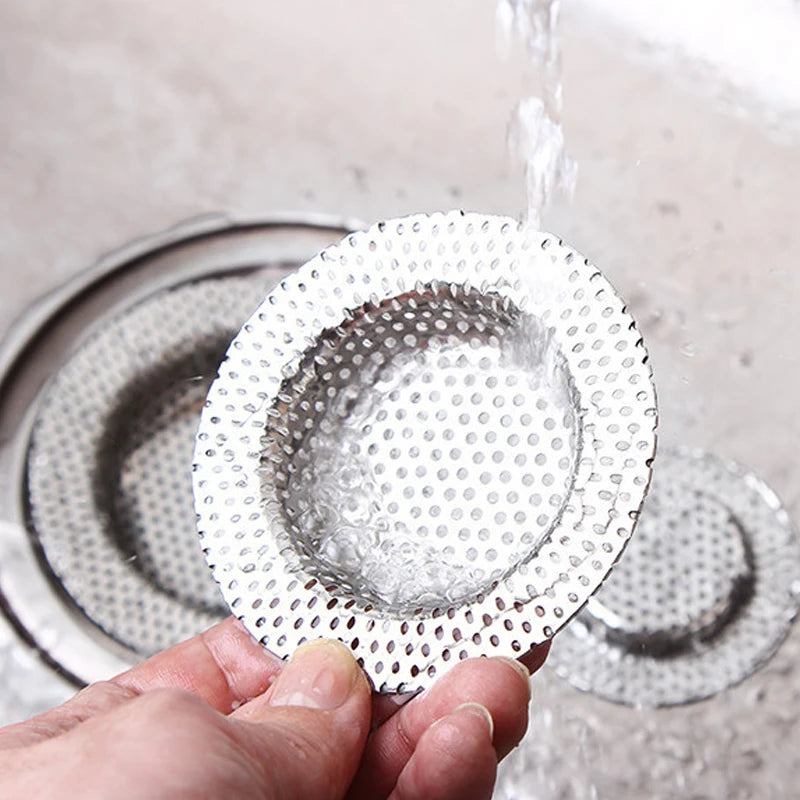 1PC Kitchen Water Sink Filter Sink Mesh Strainer Kitchen Stainless Steel Bathroom Floor Drain Cover Shower Hair Catcher Stopper