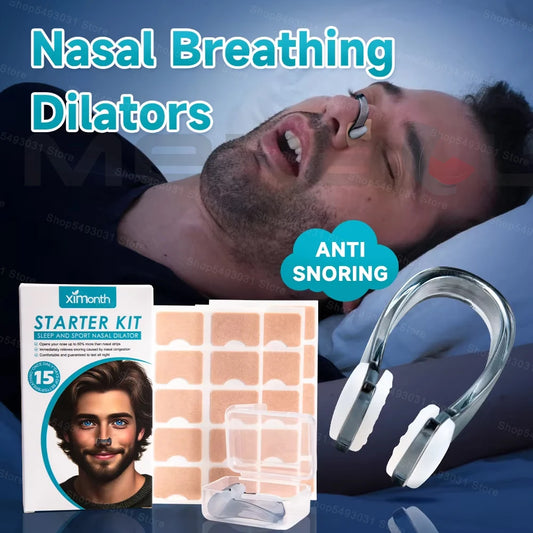 Anti Snoring Nasal breathing dilators Magnetic Nasal Strips Increase Air Intake Improve Sleep Quality Reduce Stop Snoring