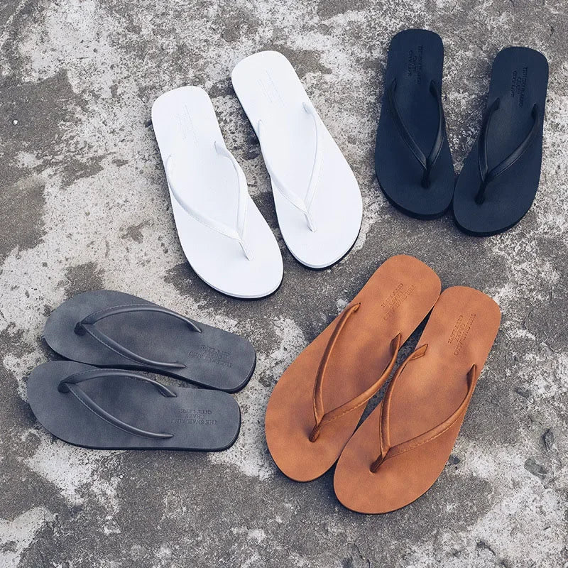 Sandals Slipper for Men Indoor Shoes Summer Flip Flops Men Slippers Summer Letter Grain Outdoor Light Casual Beach Shoes Men Y