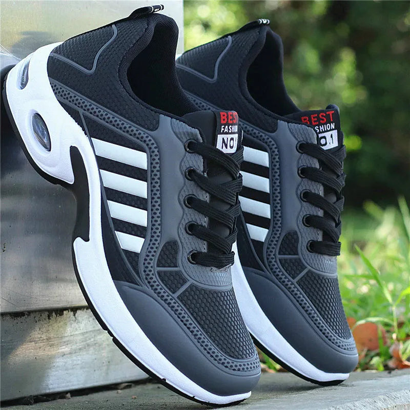 Men Sneakers Tennis Shoes for Men Breathable Casual Shoes Outdoor Air Cushion Lightweight Sport Shoes Training Footwear for Male