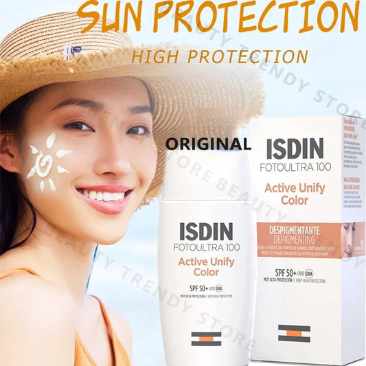 Original Sunscreen Face Cream UV Protection SPF50+ Whitening Brightening Lotion  Sun Cream Isolation Calming Skin Care 50ML New