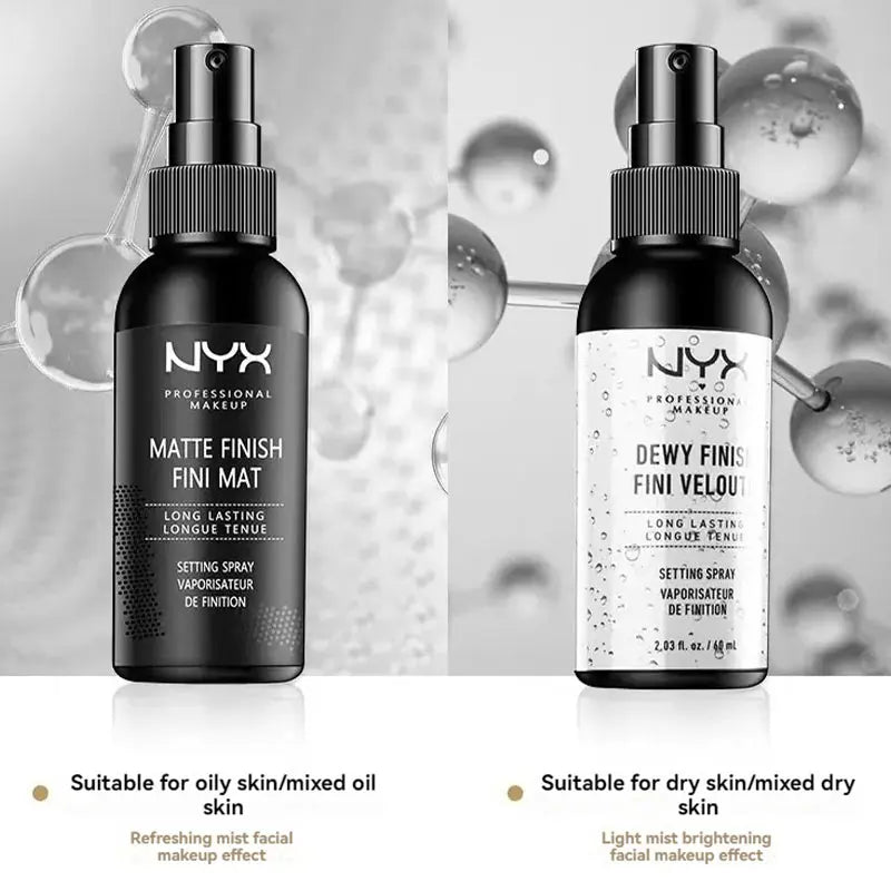 2024 Setting Spray Glossy Matte Base Makeup Oil Control Waterproof Moisturizing Make-up Fixer Spray for All Skin Style