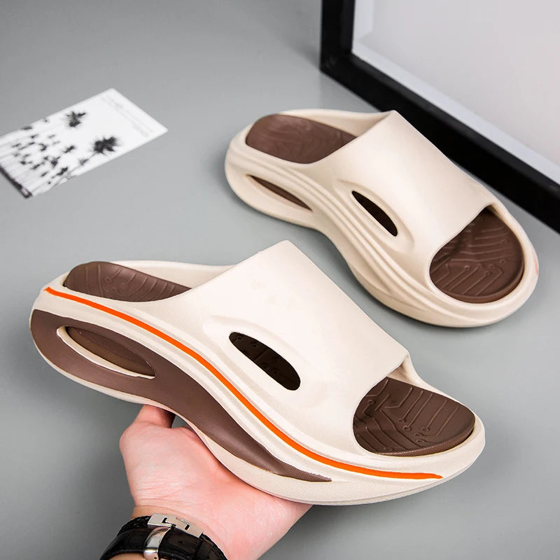 Summer Men's Slippers Indoor Outdoor Sandals Beach Comfortable Soft Slides New Men Casual Shoes Flip-flops Home Slippers Sandals