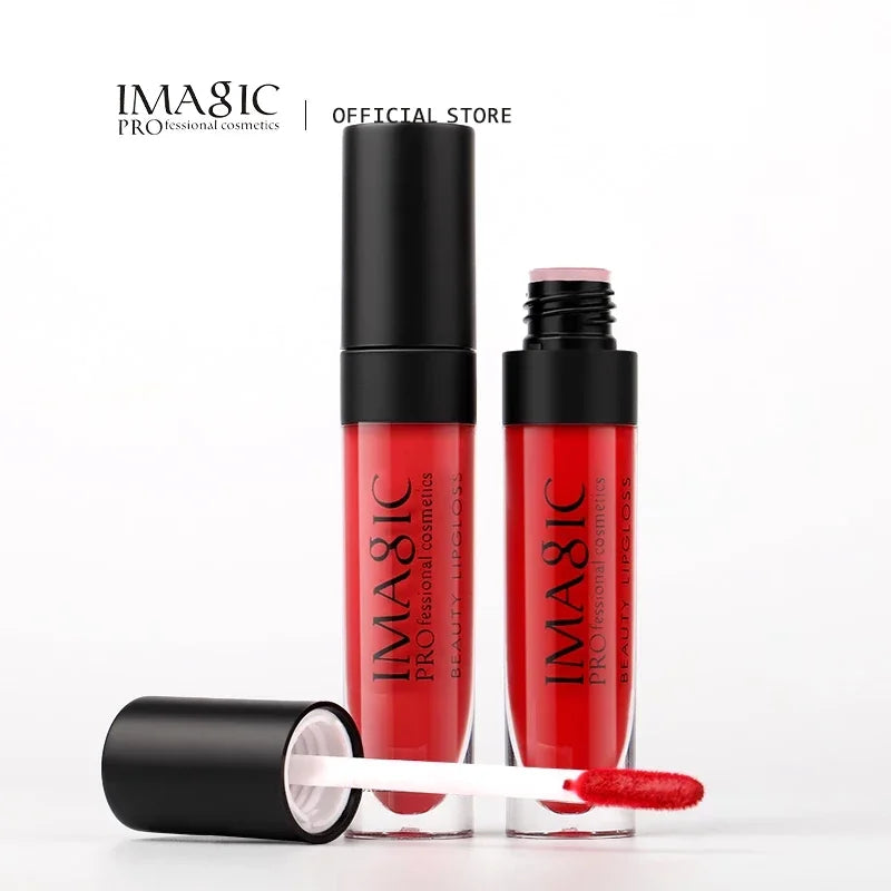 IMAGIC matte 28 color Sexy Matte Lipstick lipgloss Waterproof Long Lasting Gloss Beauty makeup lip gloss fashion lip